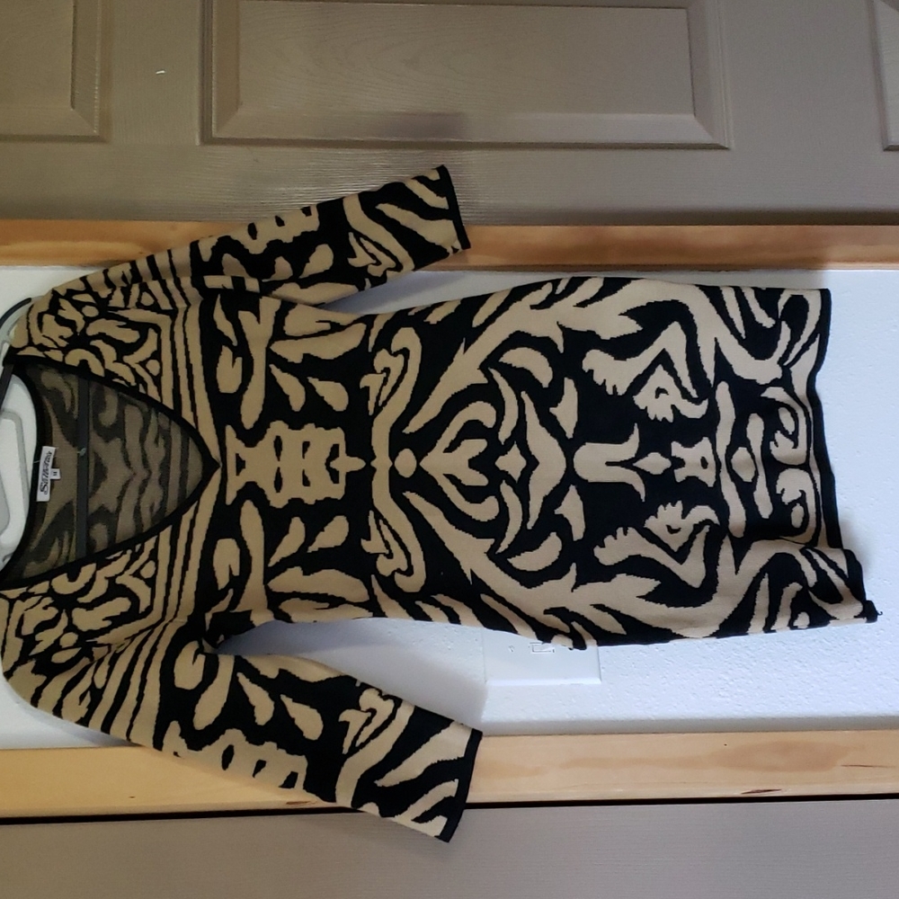 Print dress 👗 warm!